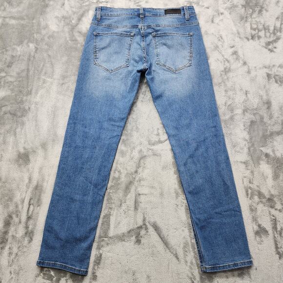 Kenneth Cole New York Jeans Mens 30X30 Blue Slim Fit Stretch Denim Casual Preppy - Picture 3 of 14